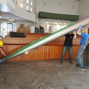 Das Pfeifenwerk wird in Bonn restauriert
